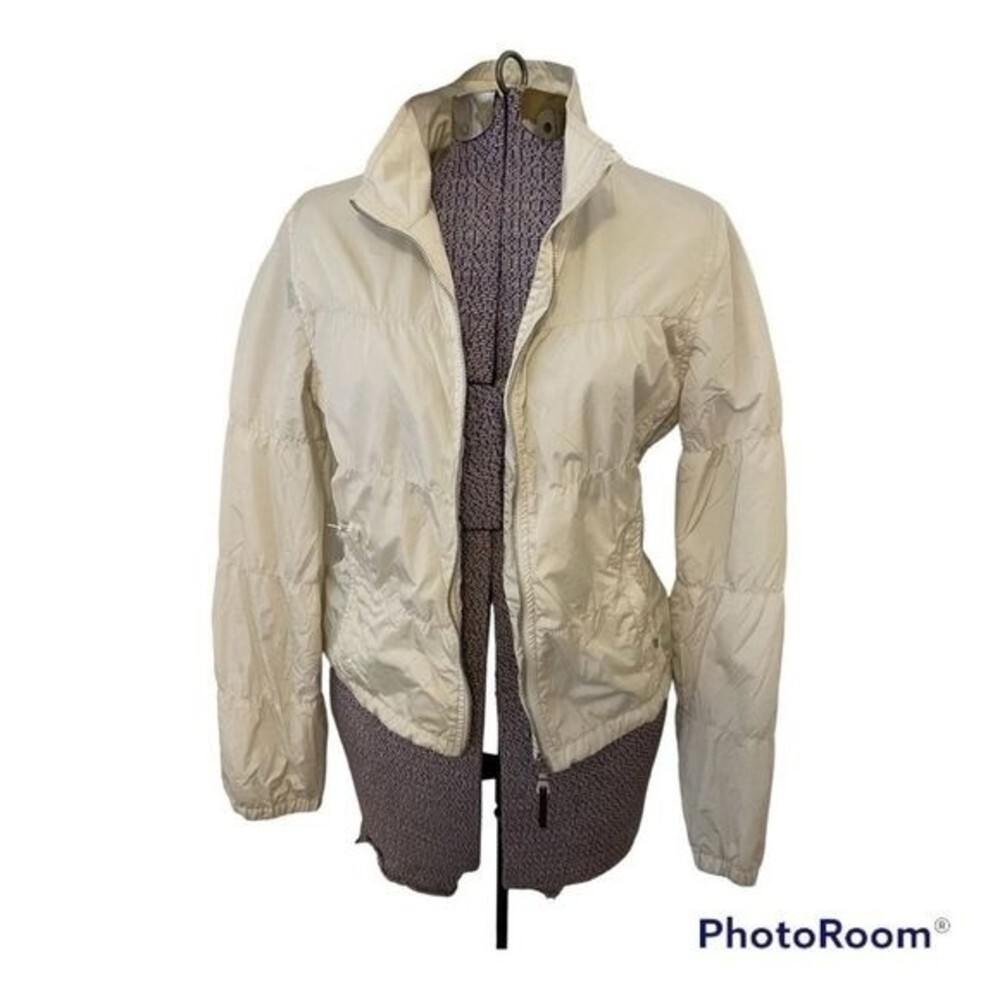 Authentic Prada lightweight off-white puffer jacket s
